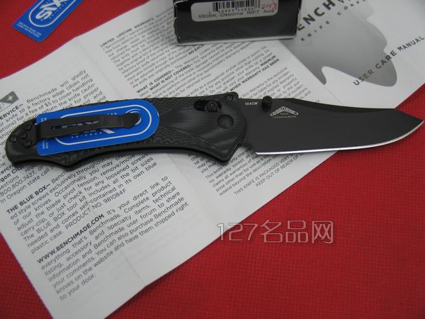 美国蝴蝶 Benchmade 950BKG10柄战术折刀