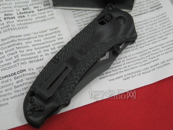 美国蝴蝶 Benchmade 950BKG10柄战术折刀