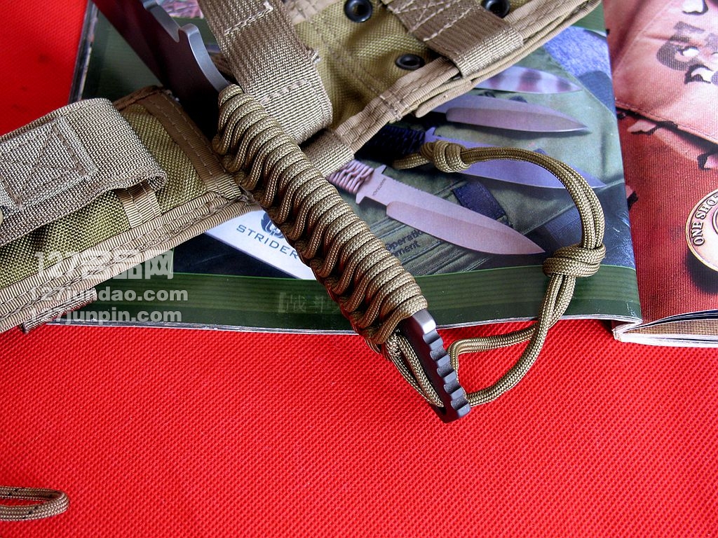 美国挺进者Strider MK1 战斗直刀 虎纹版军刀 世界名刀 127名品