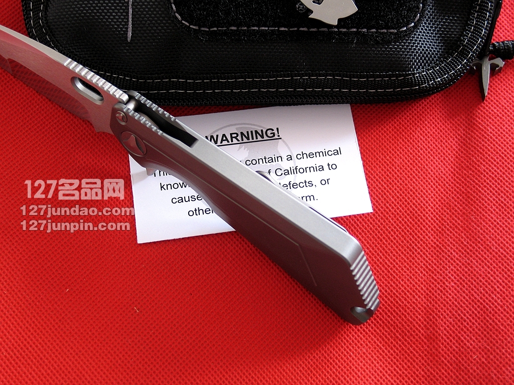 美国微技术MICROTECH MSG III手工拉丝合作版战术刀  世界名刀