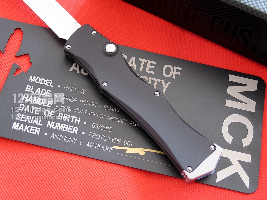 美国微技术MICROTECH HALO IV四代 Polish剑标镜面曲线性感型直跳