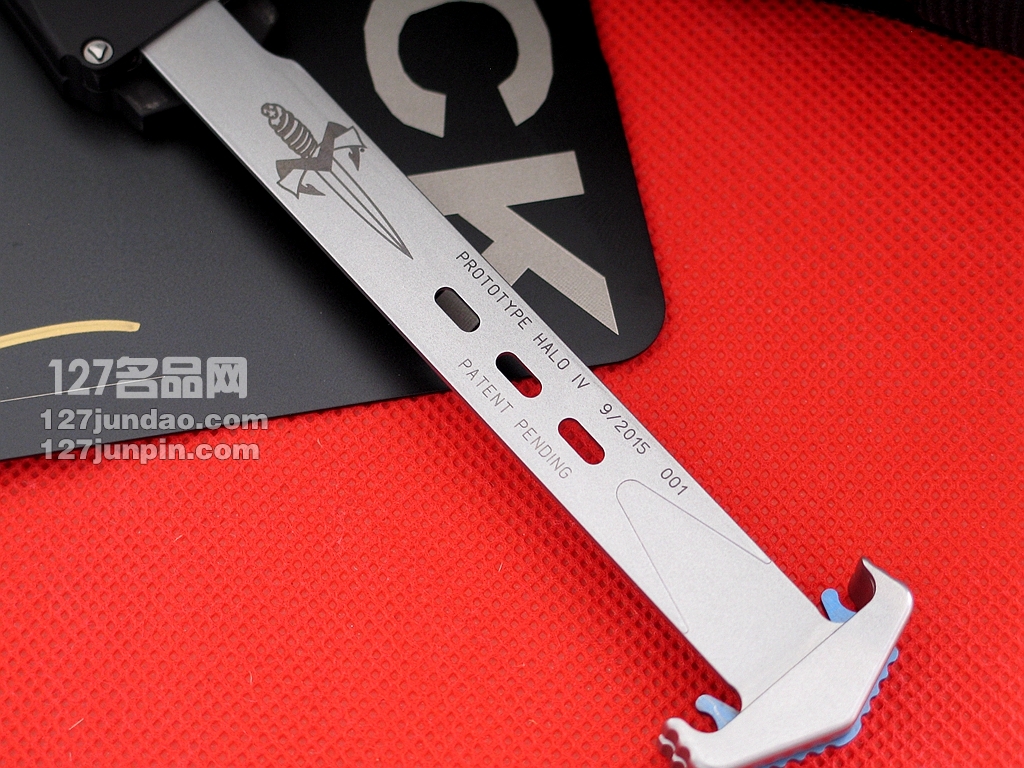 美国微技术MICROTECH HALO IV四代 Polish剑标镜面曲线性感型直跳