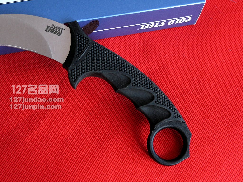美国冷钢Cold Steel 49KSJ1钢虎防卫刀 VG-1钢虎爪格斗刀 进口名刀