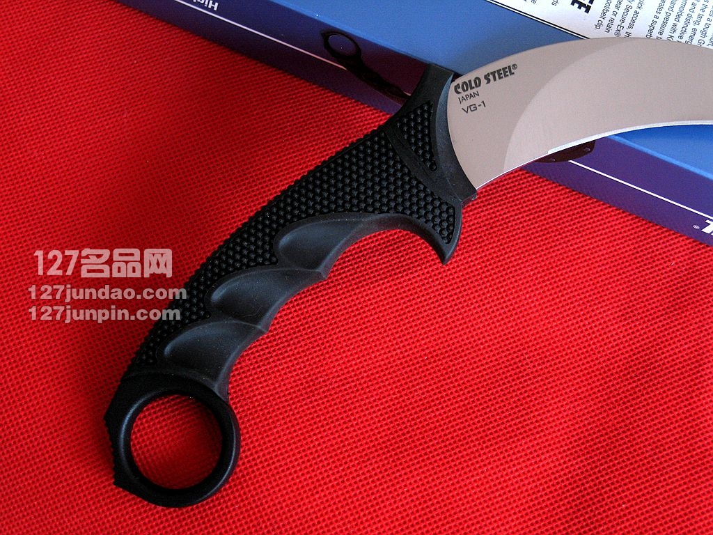 美国冷钢Cold Steel 49KSJ1钢虎防卫刀 VG-1钢虎爪格斗刀 进口名刀