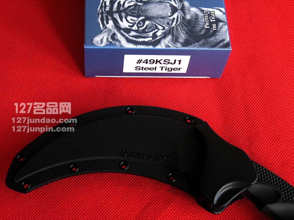 美国冷钢Cold Steel 49KSJ1钢虎防卫刀 VG-1钢虎爪格斗刀 进口名刀
