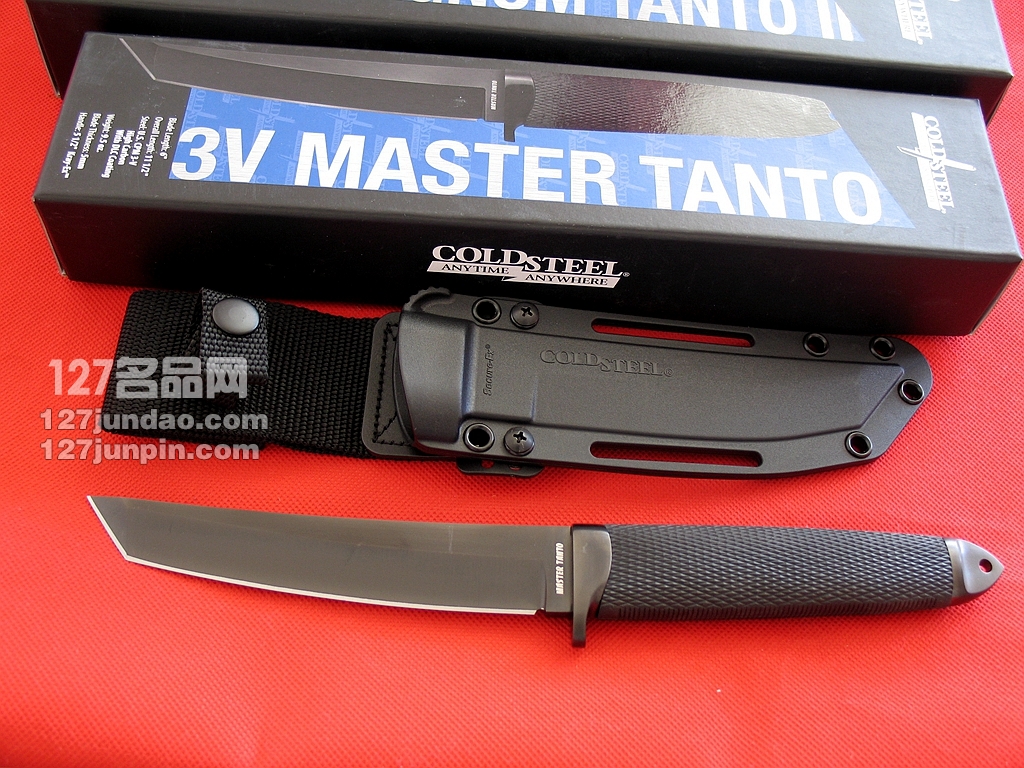 美国冷钢Cold Steel13QBN 二代3V小号武士 日本刀  正品军刀127名
