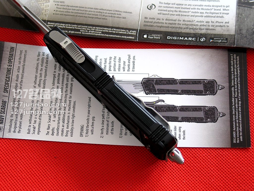 MICROTECH美国微技术 182-4 OTF军用版甲虫直跳 世界名刀 军刀