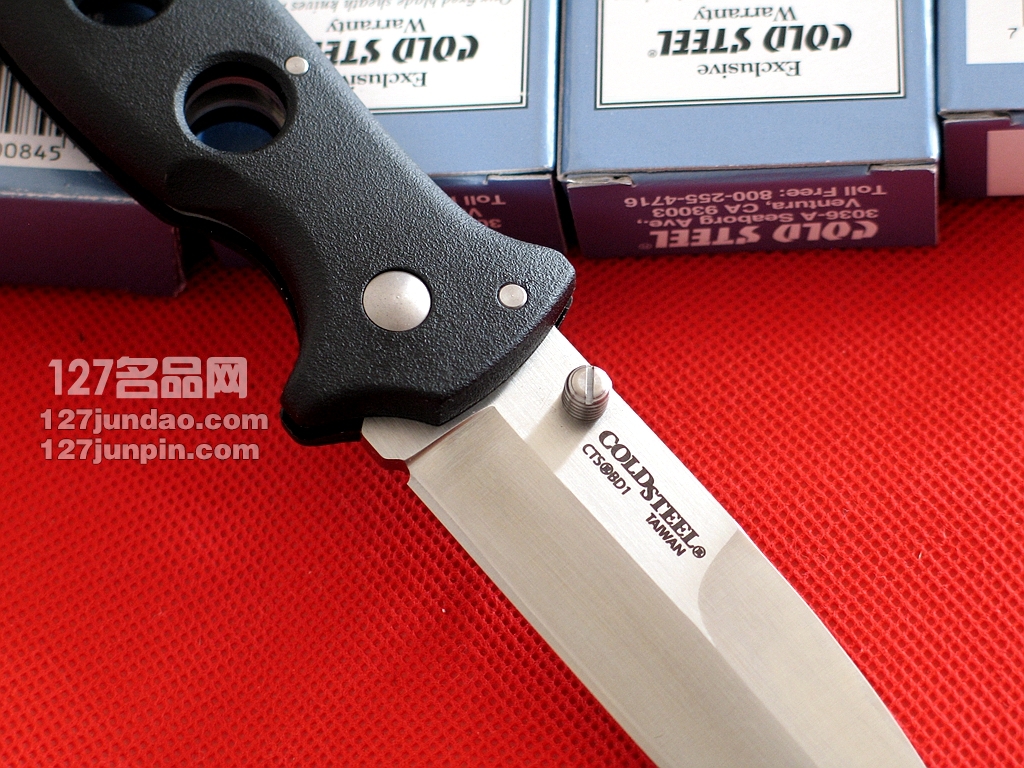  Cold steel美国冷钢10ACLC中号针锋战术折刀 军刀 名刀 127名品网