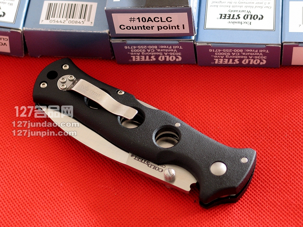  Cold steel美国冷钢10ACLC中号针锋战术折刀 军刀 名刀 127名品网