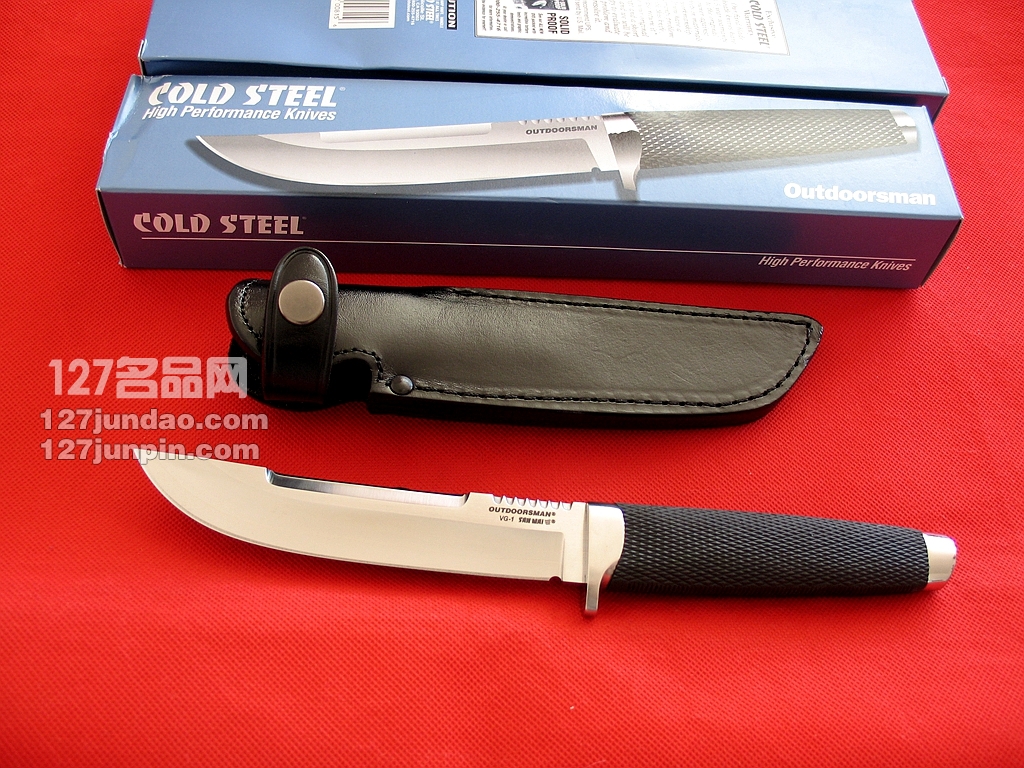 美国冷钢COLD STEEL 18H 三美钢战术直刀 荒野男人进口名刀 军刀