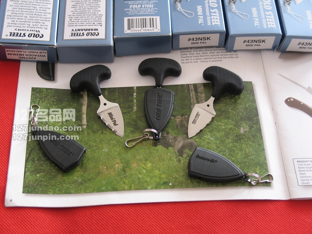 美国冷钢ColdSteel 43NSK手刺 迷你型小手刺刀 链刀 127名品网