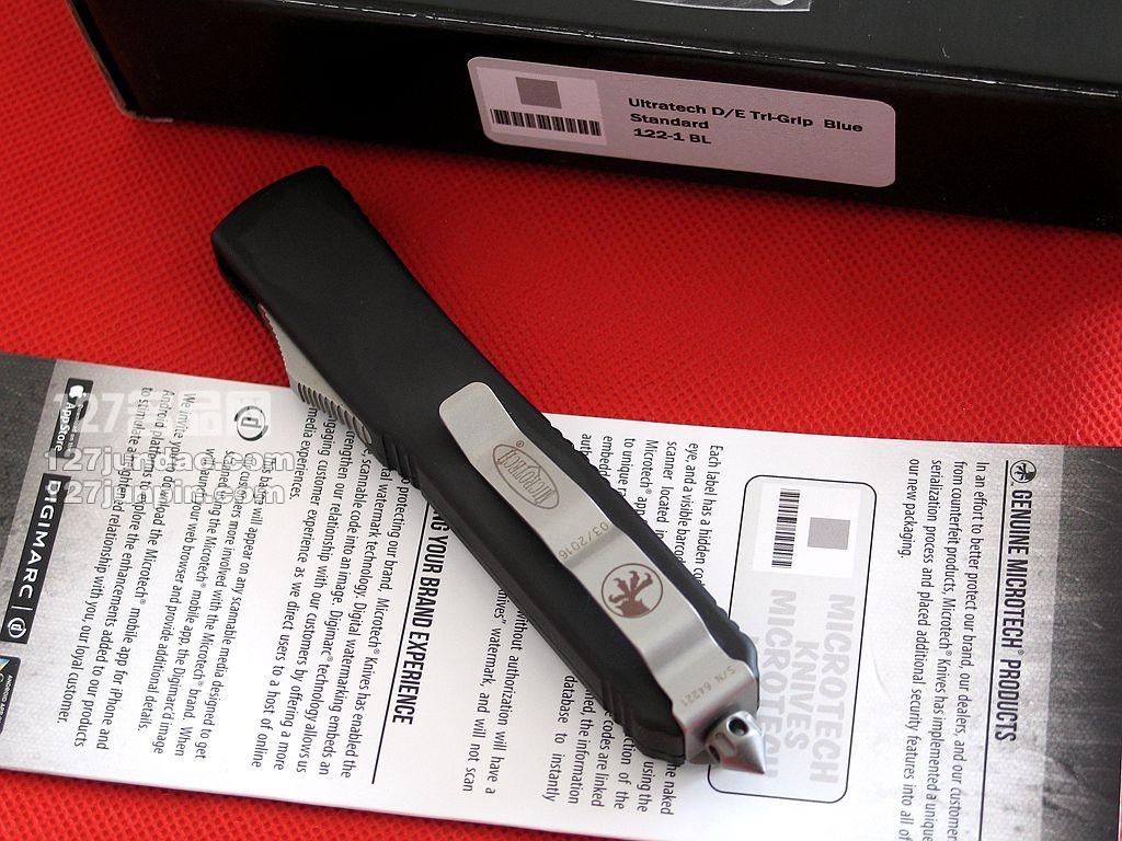 微技术Microtech TE碳纤维柄单刃直跳刀 名刀 军刀 127名品网