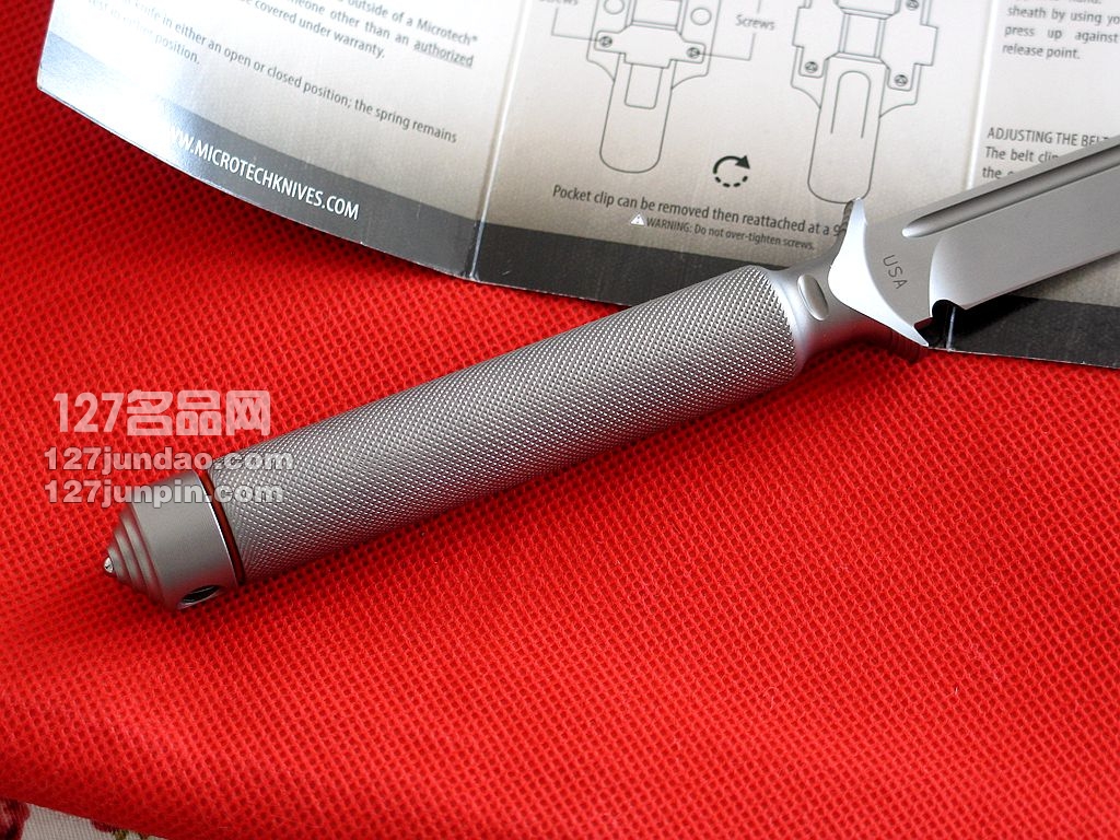 美国微技术Microtech ADO一体钢战术直刀 军刀名刀 127名品网