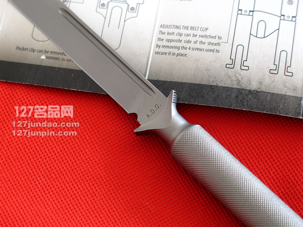 美国微技术Microtech ADO一体钢战术直刀 军刀名刀 127名品网