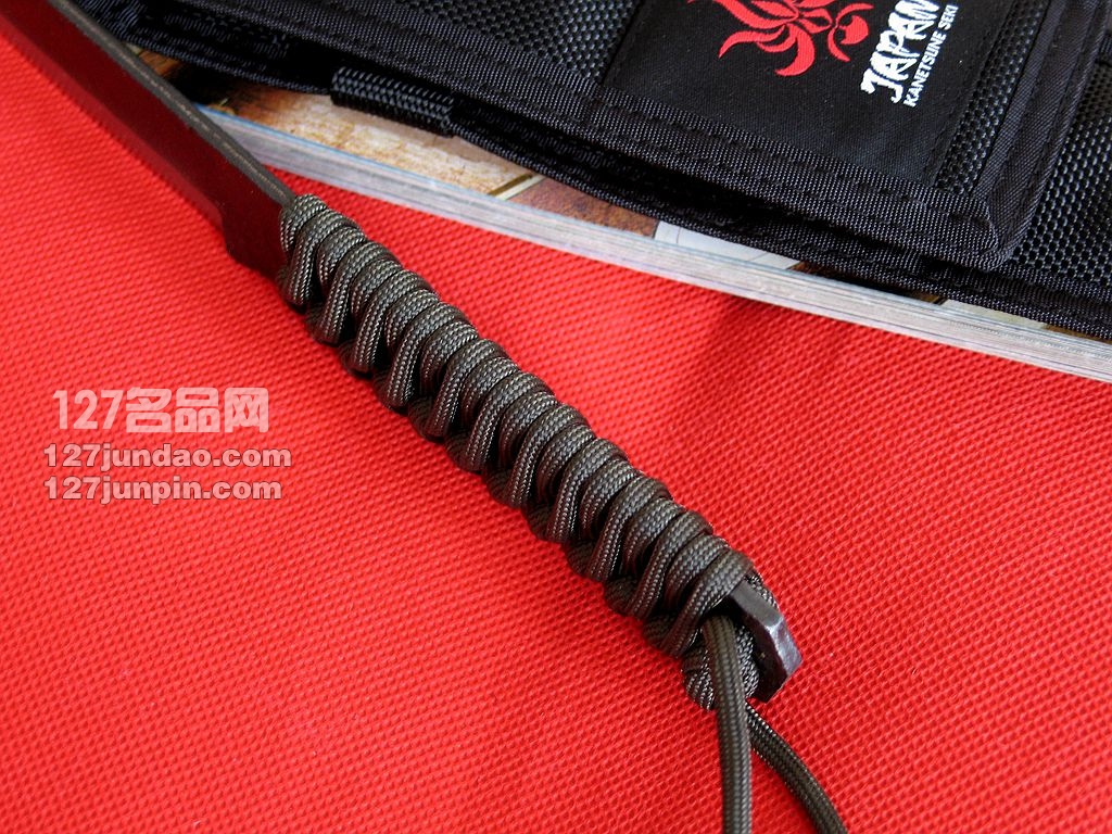Kanetsune关兼常 KB261 15层大马士革蓝钢手工刀 日本刀 127名品