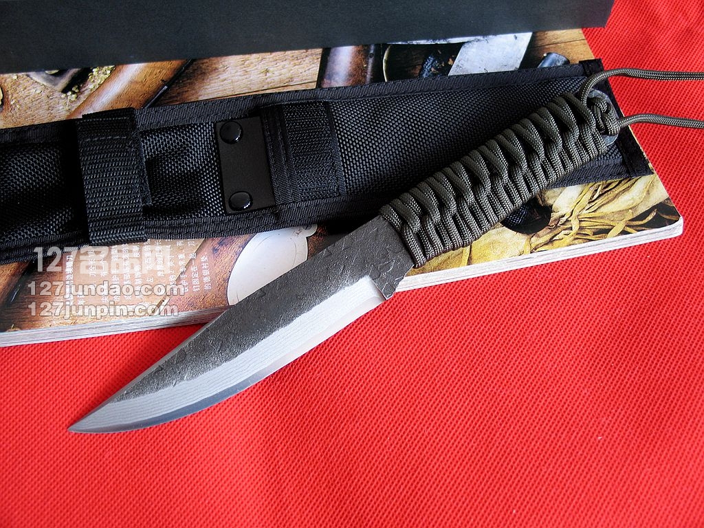 Kanetsune关兼常 KB261 15层大马士革蓝钢手工刀 日本刀 127名品