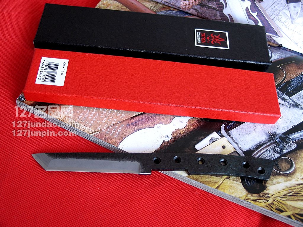 Kanetsune关兼常 KB219匠刃15层大马士革日本刀 手工刀 127名品