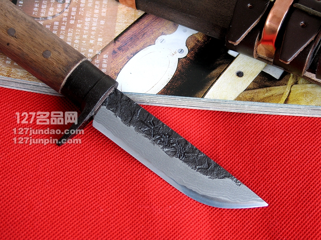 Kanetsune关兼常 KB252 15层大马士革手工刀 曰本刀 127名品收藏刀
