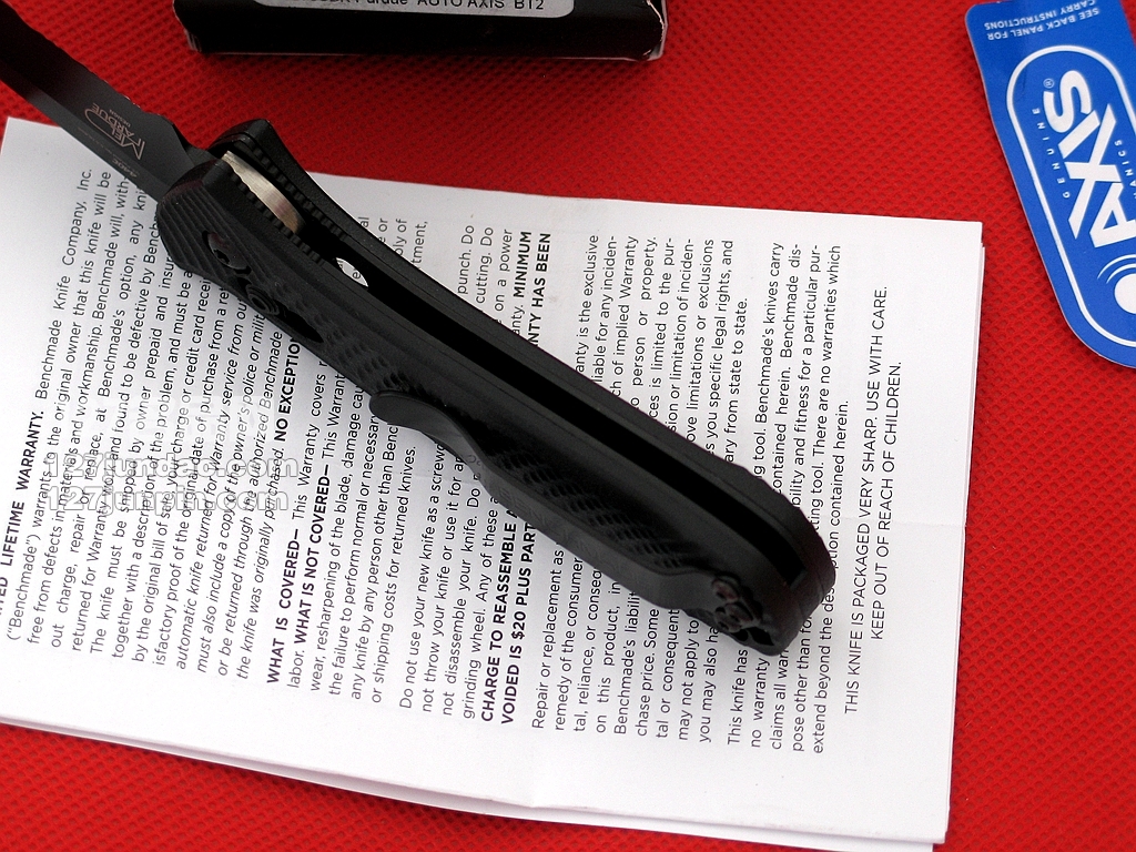 美国蝴蝶Benchmade 527SBK助力快开战术折刀 127名品网 