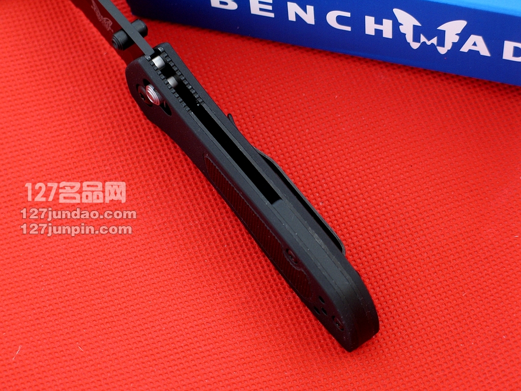 美国蝴蝶Benchmade 707SBK半齿折刀 127名品网 