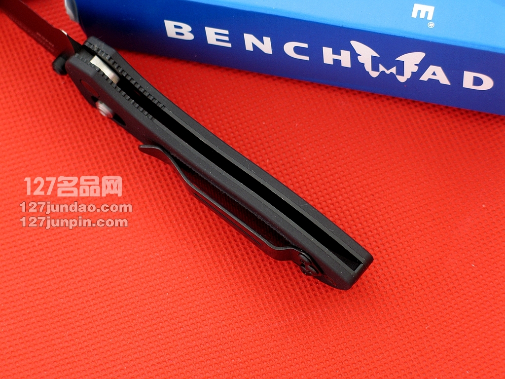 美国蝴蝶Benchmade 707SBK半齿折刀 127名品网 
