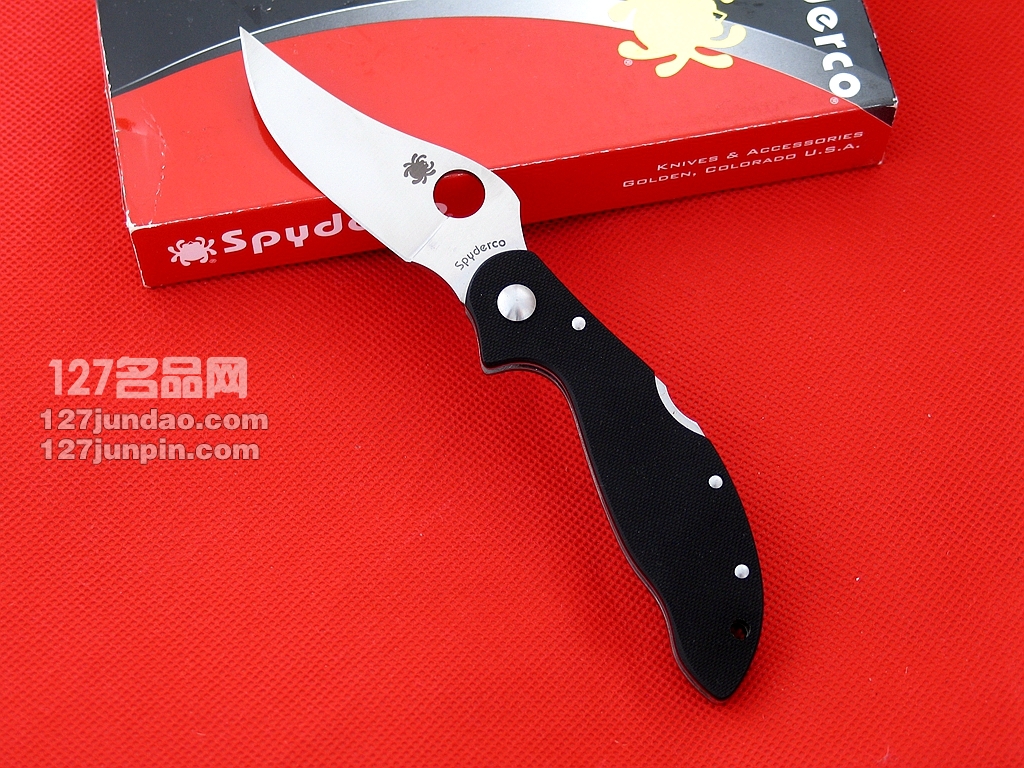 美国蜘蛛SPYDERCO C105GP2波斯二代 小号波斯风格折刀 127名品网
