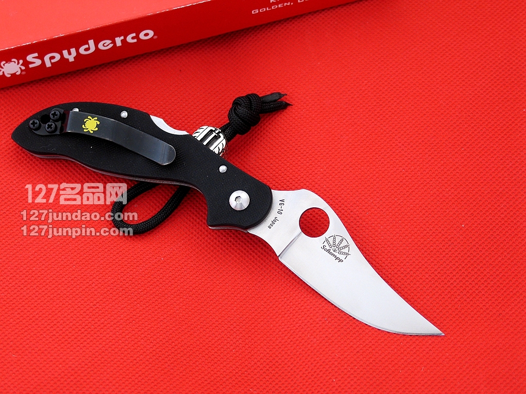 美国蜘蛛SPYDERCO C105GP2波斯二代 小号波斯风格折刀 127名品网