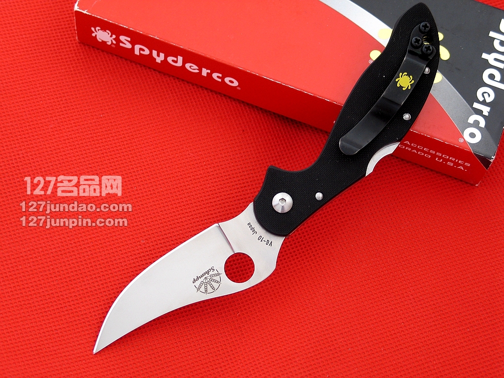 美国蜘蛛SPYDERCO C105GP2波斯二代 小号波斯风格折刀 127名品网