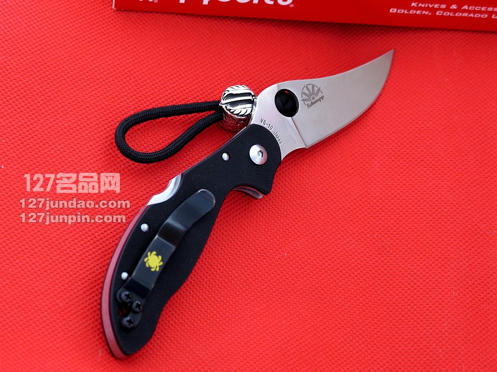 美国蜘蛛SPYDERCO C105GP2波斯二代 小号波斯风格折刀 127名品网