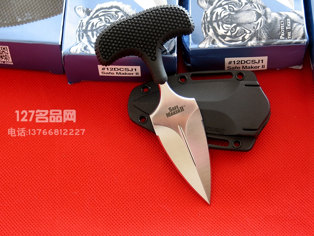 美国冷钢ColdSteel  12DCSJ1手刺 小号防身名刺刀 127名品网