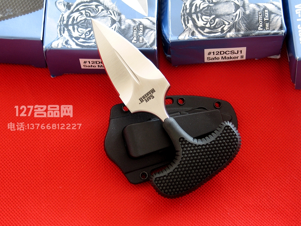 美国冷钢ColdSteel  12DCSJ1手刺 小号防身名刺刀 127名品网