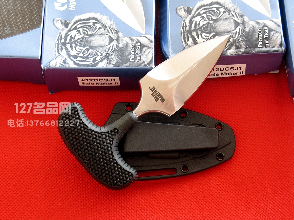 美国冷钢ColdSteel  12DCSJ1手刺 小号防身名刺刀 127名品网
