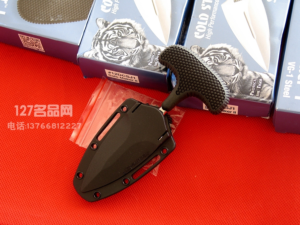 美国冷钢ColdSteel  12DCSJ1手刺 小号防身名刺刀 127名品网