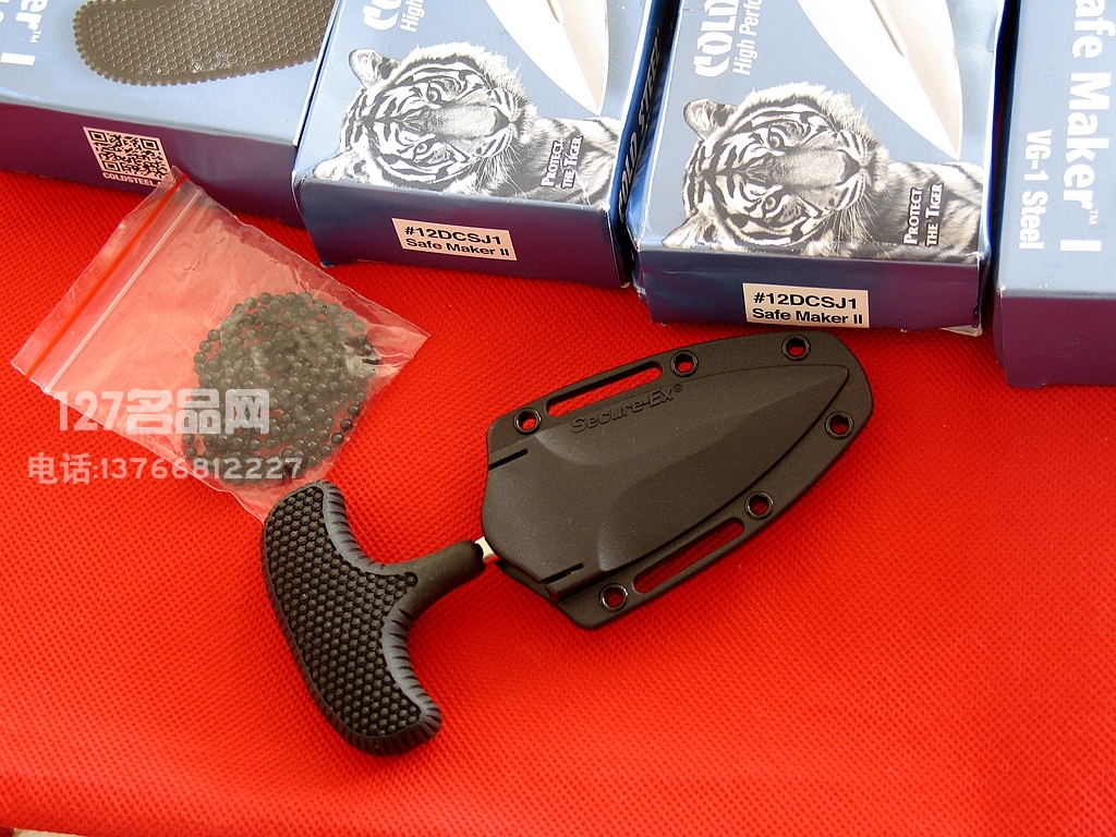 美国冷钢ColdSteel  12DCSJ1手刺 小号防身名刺刀 127名品网