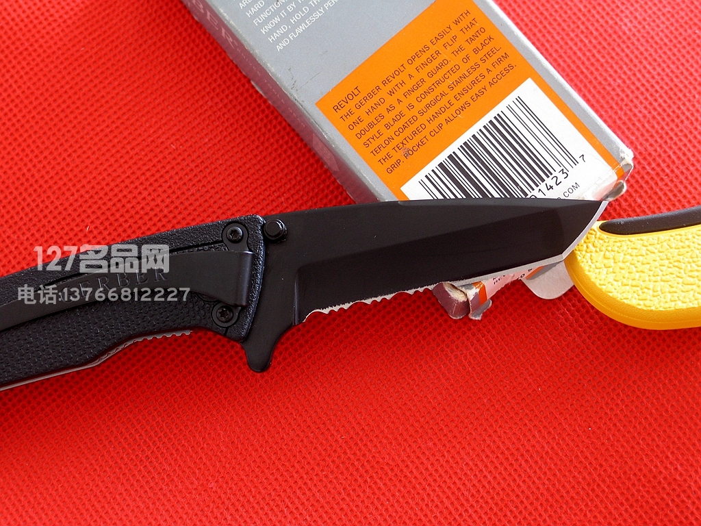 美国GERBER 戈博1423半齿折刀 127名品网 
