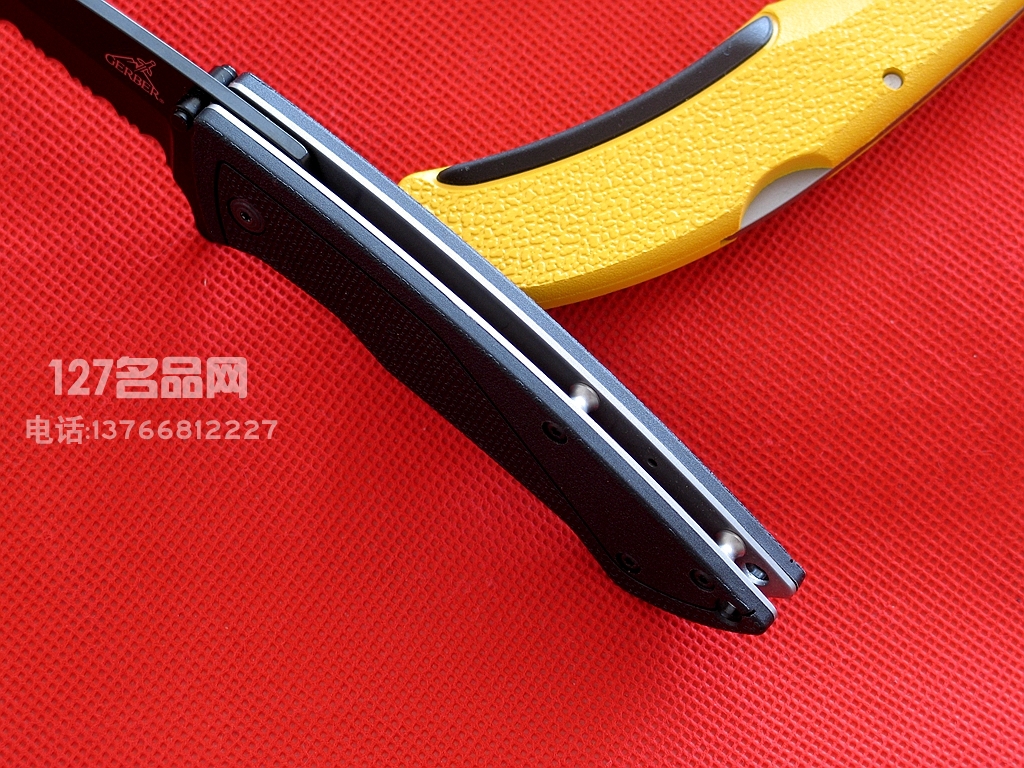 美国GERBER 戈博1423半齿折刀 127名品网 