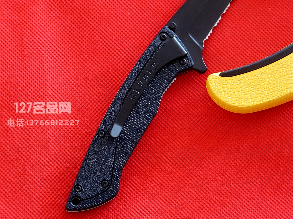 美国GERBER 戈博1423半齿折刀 127名品网 