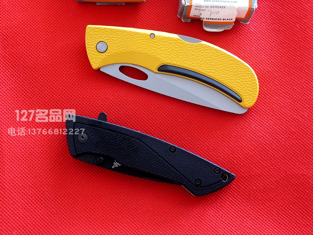 美国GERBER 戈博1423半齿折刀 127名品网 