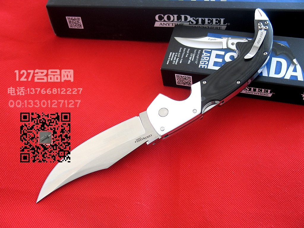 COLD STEEL美国冷钢62NCL史泰龙款大型战术折刀名刀127名品 