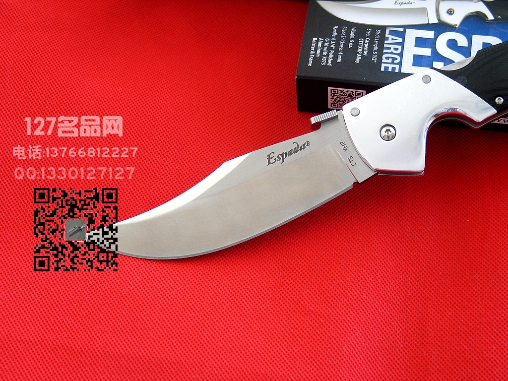 COLD STEEL美国冷钢62NCL史泰龙款大型战术折刀名刀127名品 