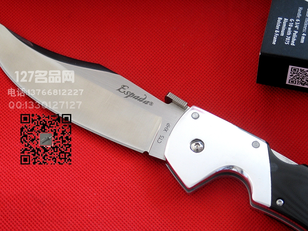 COLD STEEL美国冷钢62NCL史泰龙款大型战术折刀名刀127名品 