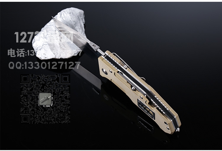 正品三刃木9046 T头多功能折叠刀 名刀 127名品网 
