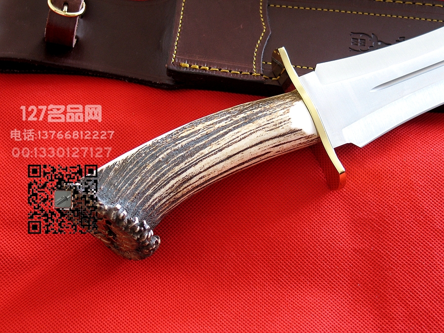 Muela西班牙鹿牌BEAR24S订制版手工猎刀狩猎刀127名品