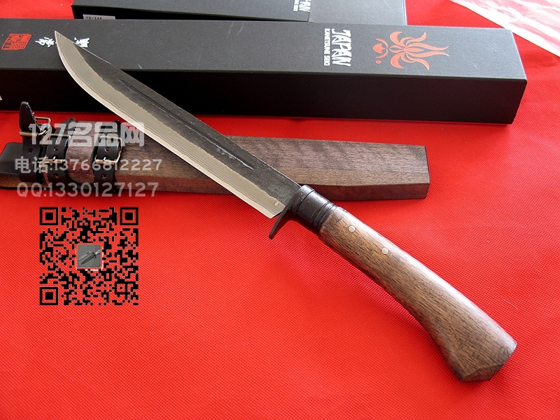 日本关兼常Kanetsune KB114鬼神15层大马士革钢日本名匠127名品 