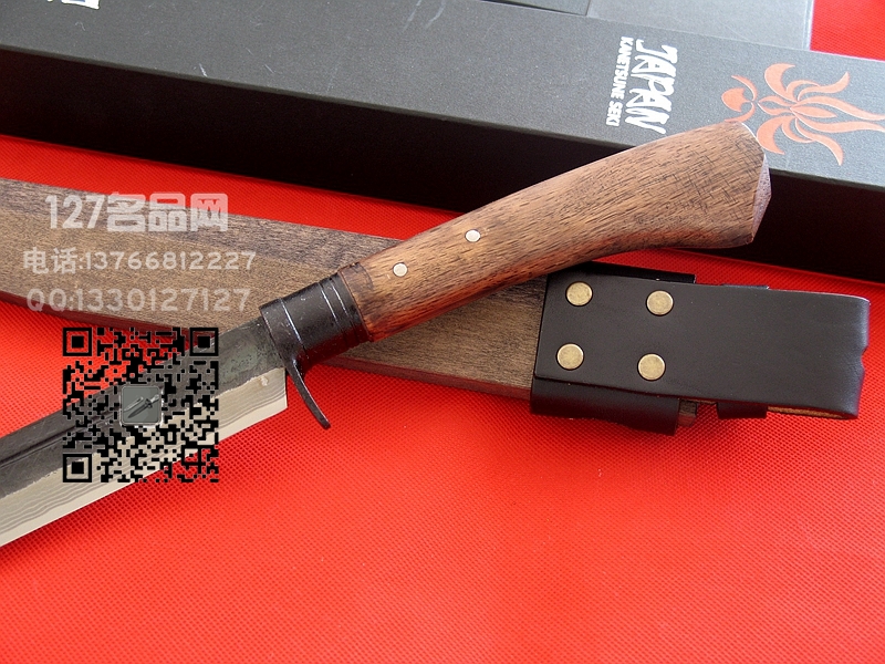 日本关兼常Kanetsune KB114鬼神15层大马士革钢日本名匠127名品 