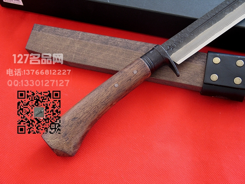 日本关兼常Kanetsune KB114鬼神15层大马士革钢日本名匠127名品 