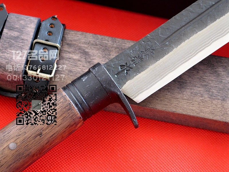 日本关兼常Kanetsune KB114鬼神15层大马士革钢日本名匠127名品 