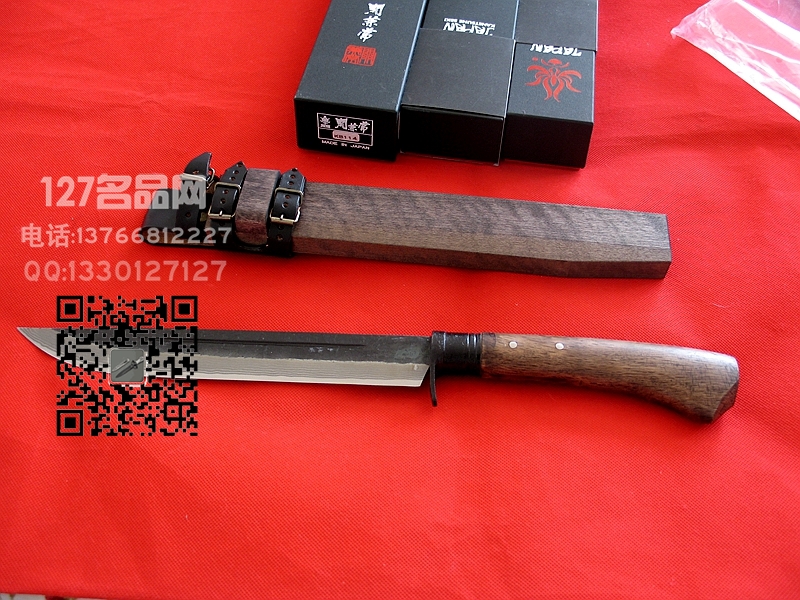 日本关兼常Kanetsune KB114鬼神15层大马士革钢日本名匠127名品 