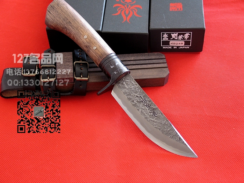  日本关兼常KB248涟 Kanetsune狩猎刀日本名匠127名品 