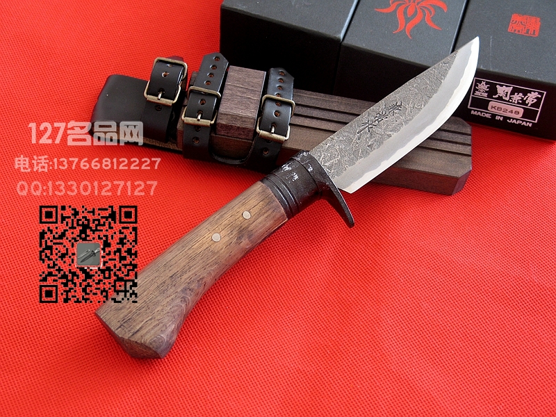  日本关兼常KB248涟 Kanetsune狩猎刀日本名匠127名品 